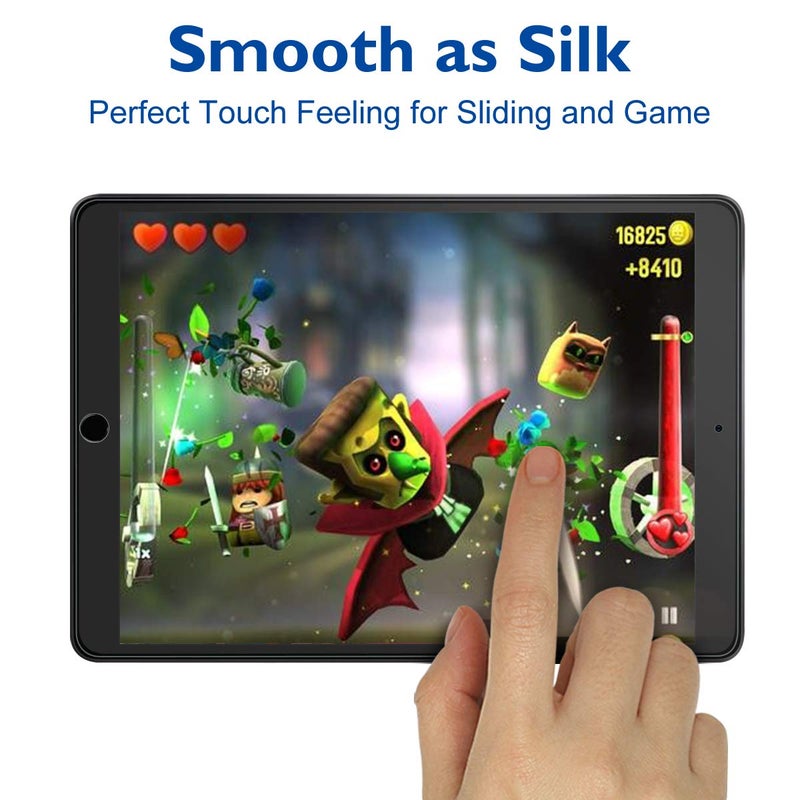 Mothca Matte Glass Screen Protector for iPad Air 3(2019) 10.5-inch & iPad Pro 10.5"(2017)[NOT Privacy] Anti-Glare & Anti-Fingerprint No Dazzling 9H Hardness Tempered Glass Film, Smooth as Silk - Image 2